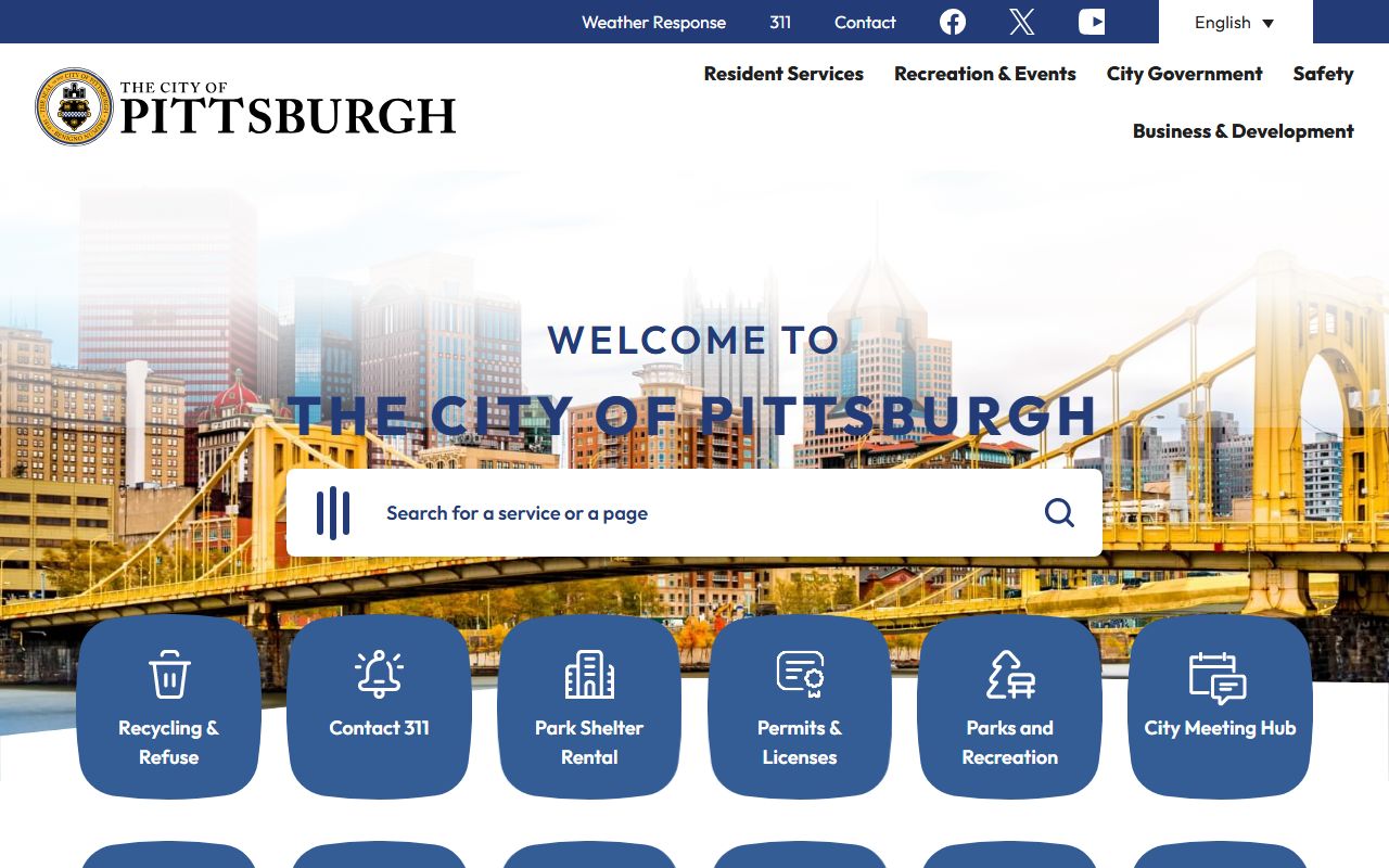 City of Pittsburgh government resources related to the Pittsburgh jail roster