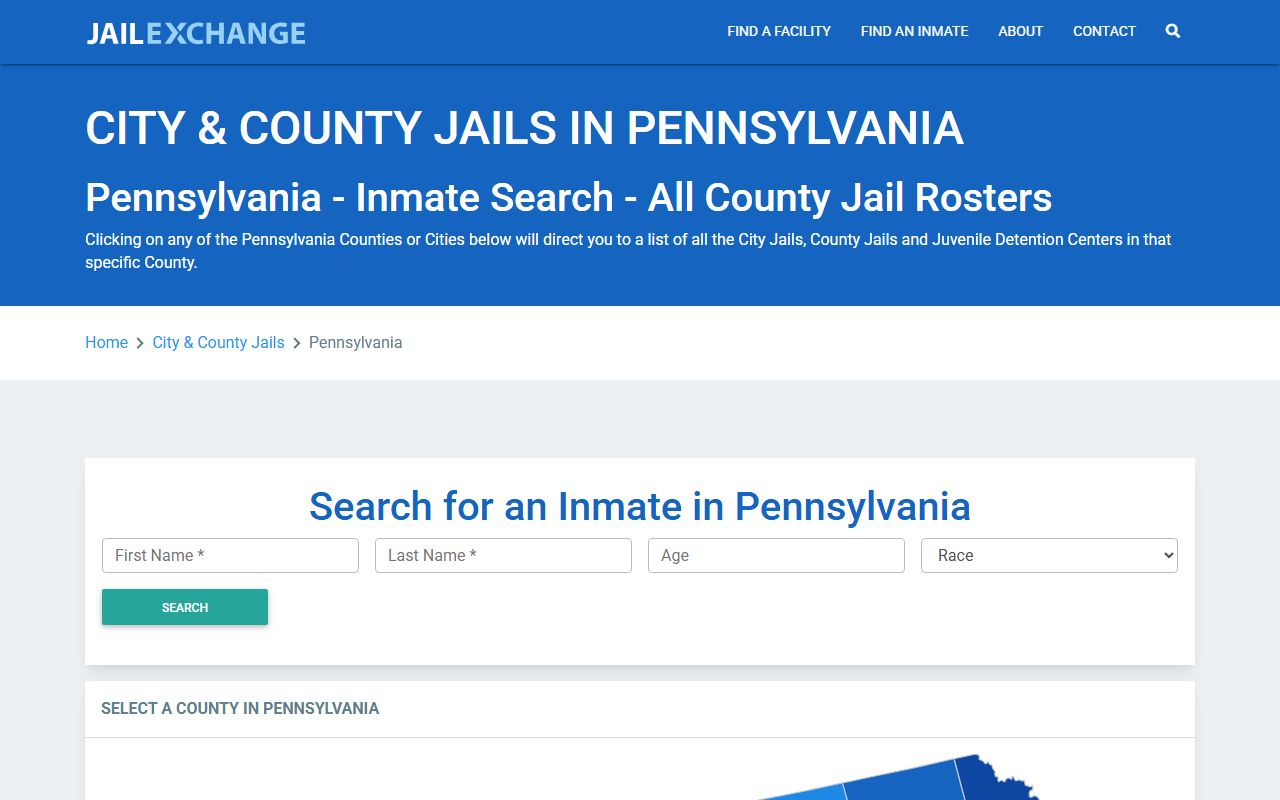 JailExchange directory listing for Schuylkill County jail roster and inmate search