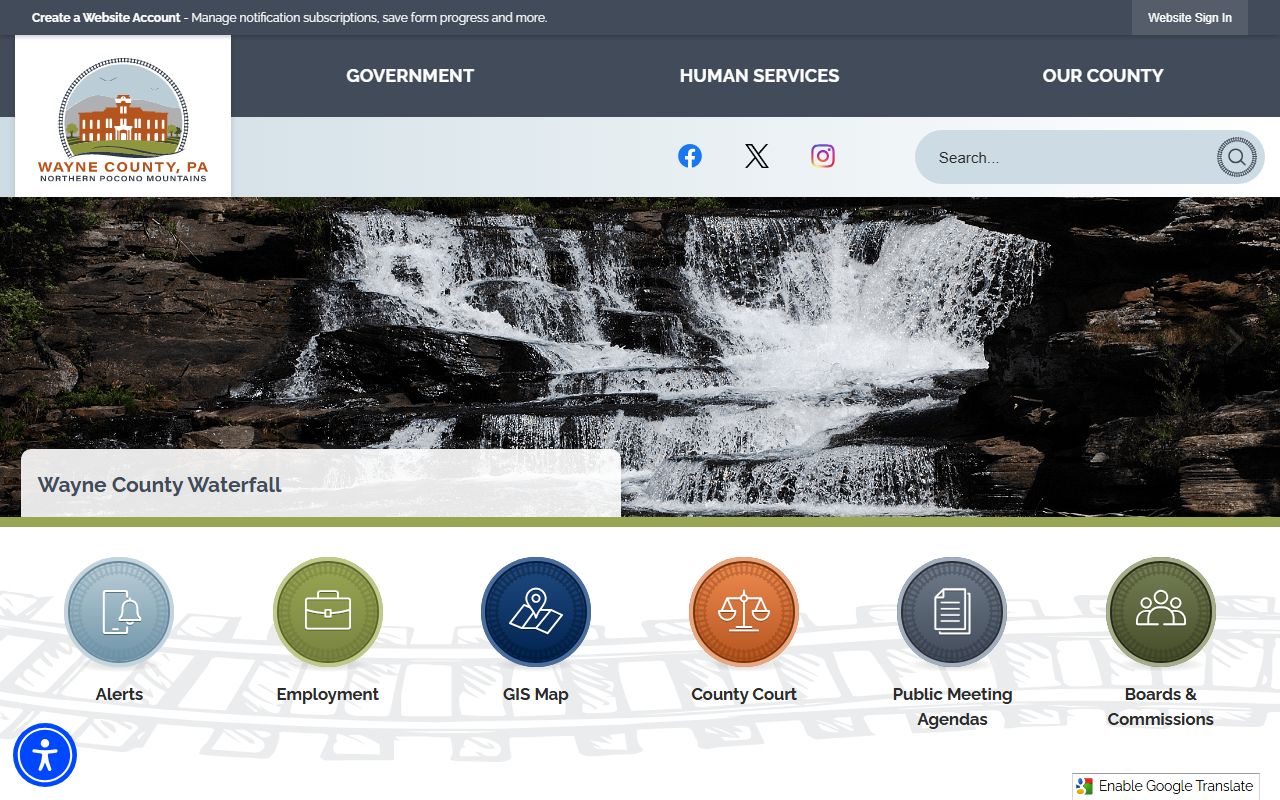 Wayne County Sheriff county government website for Wayne County jail roster